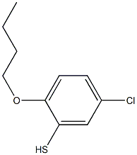 2-butoxy-5-chlorobenzenethiol结构式