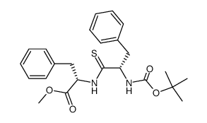 Boc-(L)-Phe-ψ(CSNH)-(L)-Phe-OMe结构式