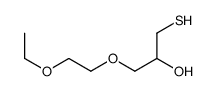 1-(2-ethoxyethoxy)-3-sulfanylpropan-2-ol Structure