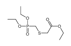 ethyl 2-(diethoxyphosphorylmethylsulfanyl)acetate结构式