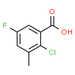 2-Chloro-5-fluoro-3-methylbenzoic acid picture