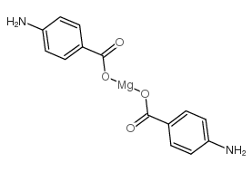 MAGNESIUM-P-AMINOBENZOATE structure