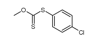 S-(p-Chlor-phenyl)-xanthogensaeure-methylester结构式