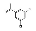 1-(3-bromo-5-chlorophenyl)ethanone structure