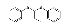 1,1-di(phenylsulfanyl)propane Structure