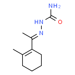 Methyl(2-methyl-1-cyclohexen-1-yl) ketone semicarbazone结构式