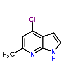 4-Chloro-6-methyl-1H-pyrrolo[2,3-b]pyridine Structure