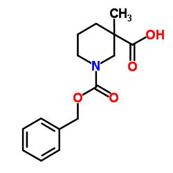 1-[(benzyloxy)carbonyl]-3-methylpiperidine-3-carboxylic acid picture