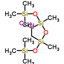 3,5-bis-(Chloromethyl)octamethyltetrasiloxane structure