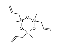 2,4,6-trimethyl-2,4,6-triallylcyclotrisiloxene Structure