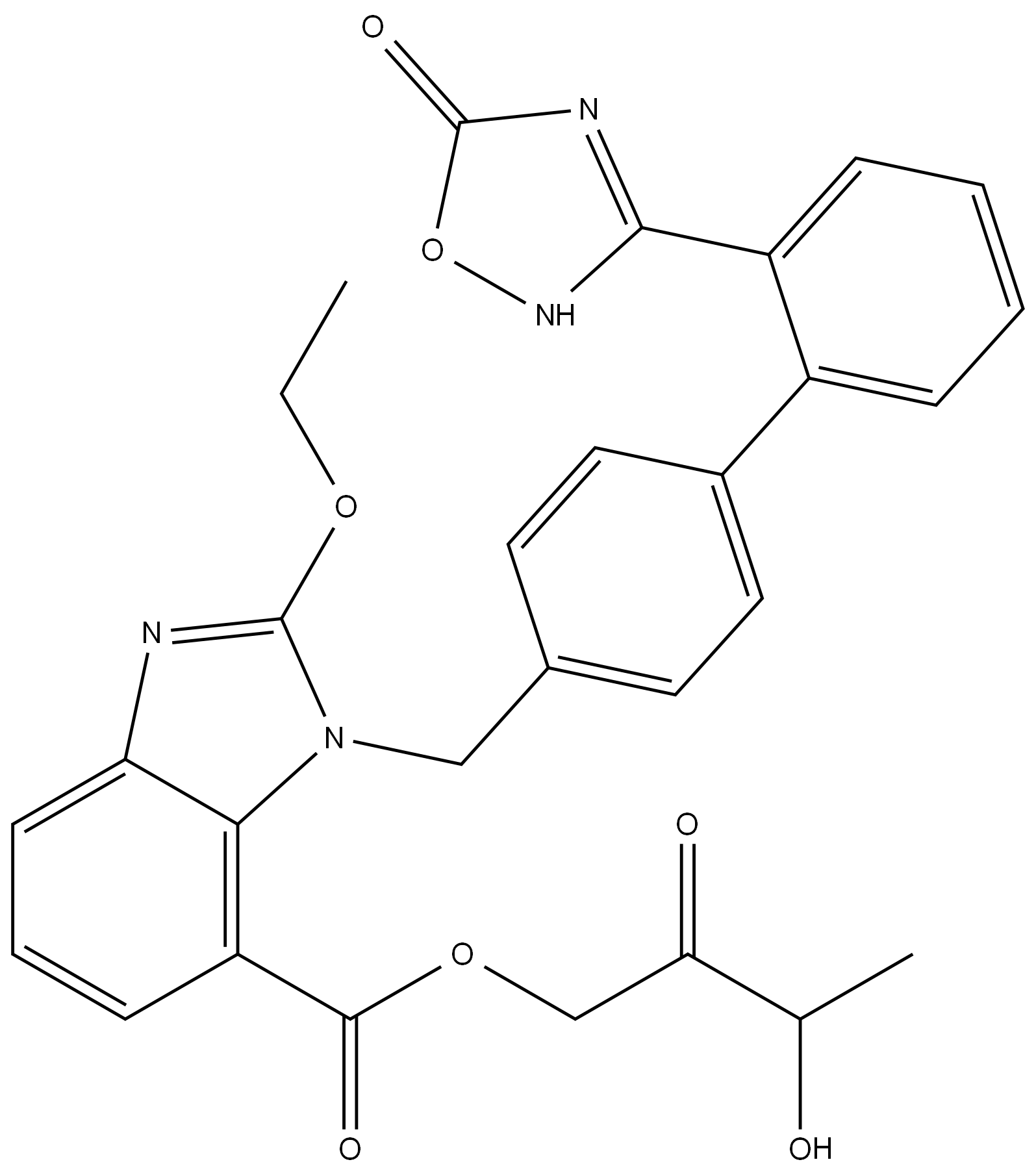 Azilsartan Impurity 23 Structure