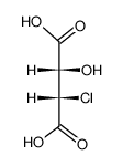 Butanedioic acid,2-chloro-3-hydroxy-结构式