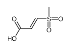 3-methylsulfonylprop-2-enoic acid结构式