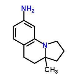 3a-Methyl-1,2,3,3a,4,5-hexahydro-pyrrolo[1,2-a]quinolin-8- ylamine结构式