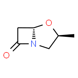 4-Oxa-1-azabicyclo[3.2.0]heptan-7-one,3-methyl-,(3S,5S)-(9CI) Structure