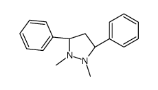 (3R,5S)-1,2-dimethyl-3,5-diphenylpyrazolidine结构式