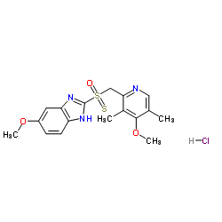 OMeprazole Sulfide Hydrochloride Structure