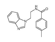 N-[2-(benzimidazol-1-yl)ethyl]-4-methylbenzamide Structure