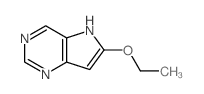 5H-Pyrrolo[3,2-d]pyrimidine,6-ethoxy- structure