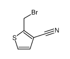 2-(bromomethyl)thiophene-3-carbonitrile结构式