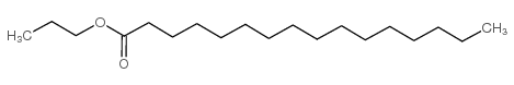 PALMITIC ACID PROPYL ESTER结构式