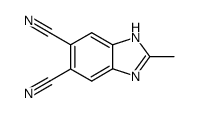 1H-Benzimidazole-5,6-dicarbonitrile,2-methyl-(9CI)结构式