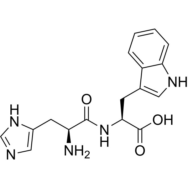 H-His-Trp-OH Structure