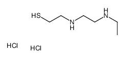 2-[2-(ethylamino)ethylamino]ethanethiol,dihydrochloride Structure