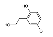 2-Hydroxy-5-Methoxybenzeneethanol结构式