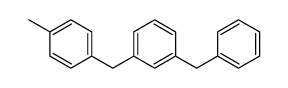 1-benzyl-3-[(4-methylphenyl)methyl]benzene Structure