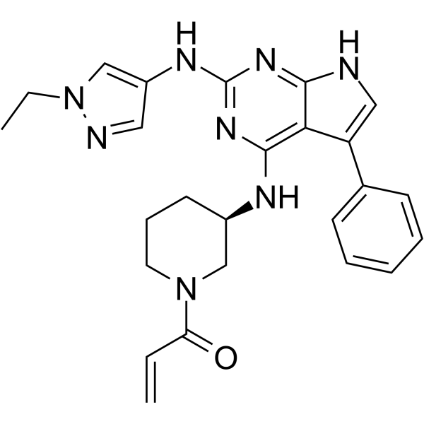 JAK3/BTK-IN-1 Structure