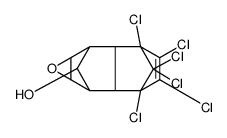 (2β,7β,8-syn)-3,4,5,6,9,9-Hexachloro-1a,2,2a,3,6,6a,7,7a-octahydro-2,7:3,6-dimethanonaphth[2,3-b]oxiren-8-ol结构式