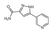 5-(PYRIDIN-3-YL)-1H-PYRAZOLE-3-CARBOXAMIDE structure