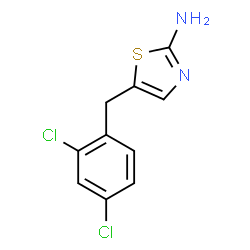 5-[(2,4-dichlorophenyl)methyl]-1,3-thiazol-2-amine Structure