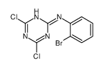 N-(2-bromophenyl)-4,6-dichloro-1,3,5-triazin-2-amine Structure