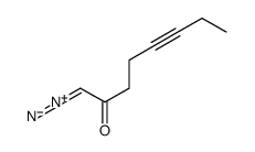 1-diazoniooct-1-en-5-yn-2-olate Structure