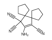 12-aminodispiro[4.0.46.35]tridec-12-ene-11,11,13-tricarbonitrile结构式