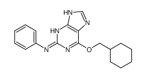 6-(cyclohexylmethoxy)-N-phenyl-7H-purin-2-amine Structure