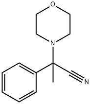 2-Morpholin-4-yl-2-phenylpropanenitrile Structure