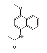 N-(4-Methoxy-1-naphthyl)acetamide结构式