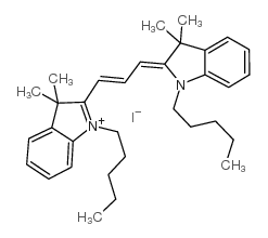 1,1'-DIPENTYL-3,3,3',3'-TETRAMETHYLINDOCARBOCYANINE IODIDE picture