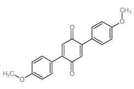 2,5-Cyclohexadiene-1,4-dione, 2,5-bis(4-methoxyphenyl)- (9CI) picture