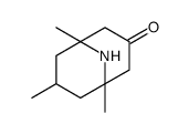 1,5,7-trimethyl-9-azabicyclo[3.3.1]nonan-3-one结构式