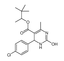 3,3-dimethylbutan-2-yl 4-(4-chlorophenyl)-6-methyl-2-oxo-3,4-dihydro-1H-pyrimidine-5-carboxylate Structure