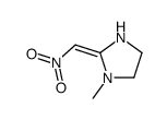 1-methyl-2-(nitromethylidene)imidazolidine Structure