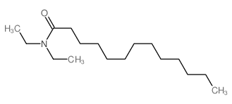 Tridecanamide,N,N-diethyl-结构式