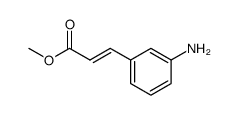 Ethyl 3-(3-aminophenyl)acrylate structure