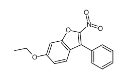 6-ethoxy-2-nitro-3-phenyl-1-benzofuran Structure