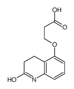 3-[(2-oxo-3,4-dihydro-1H-quinolin-5-yl)oxy]propanoic acid Structure