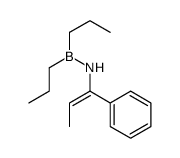 N-dipropylboranyl-1-phenylprop-1-en-1-amine Structure